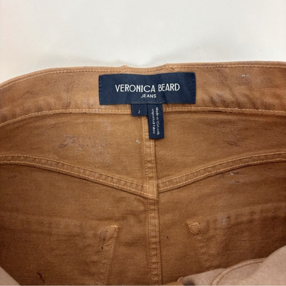 Veronica Beard Victoria Midi Skirt in Antique Brass Size 2 - Picture 11 of 16